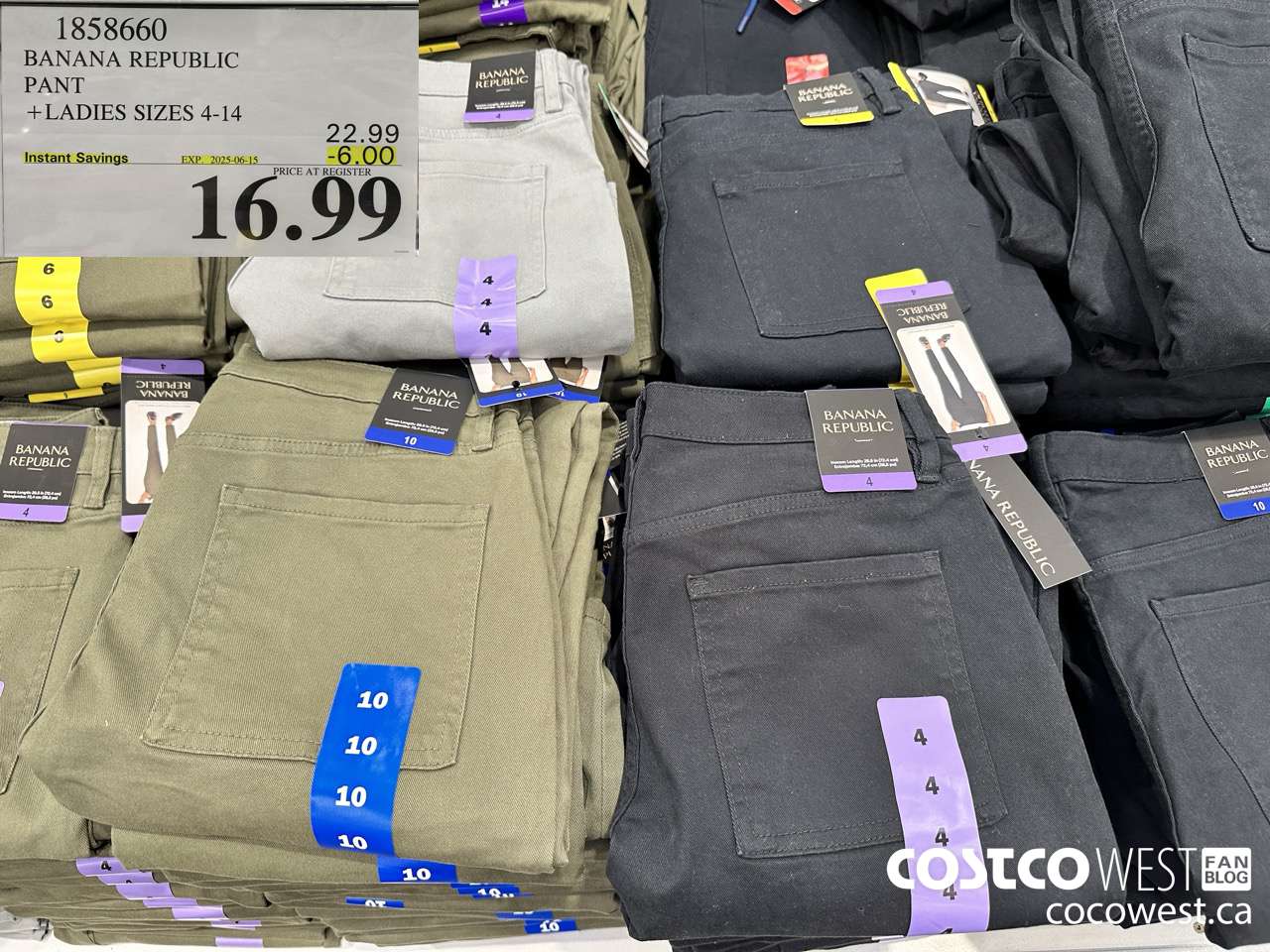 1858660 BANANA REPUBLIC PANT LADIES SIZES 4-14 ($6.00 INSTANT SAVINGS EXPIRES ON 2025-06-15) $16.99