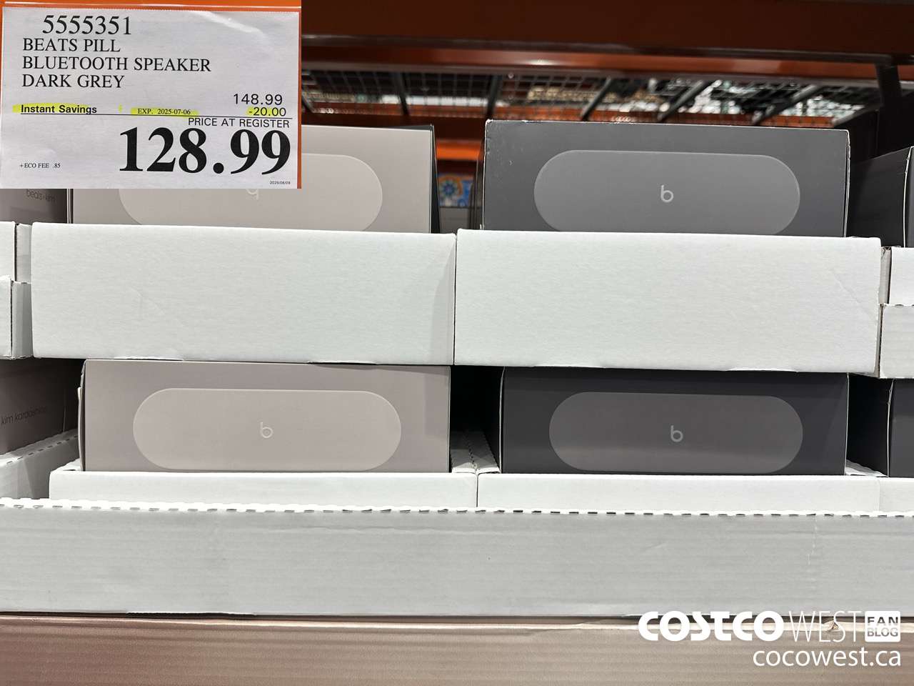 5555351 BEATS PILL BLUETOOTH SPEAKER DARK GREY ($20.00 INSTANT SAVINGS EXPIRES ON 2025-07-06) $128.99