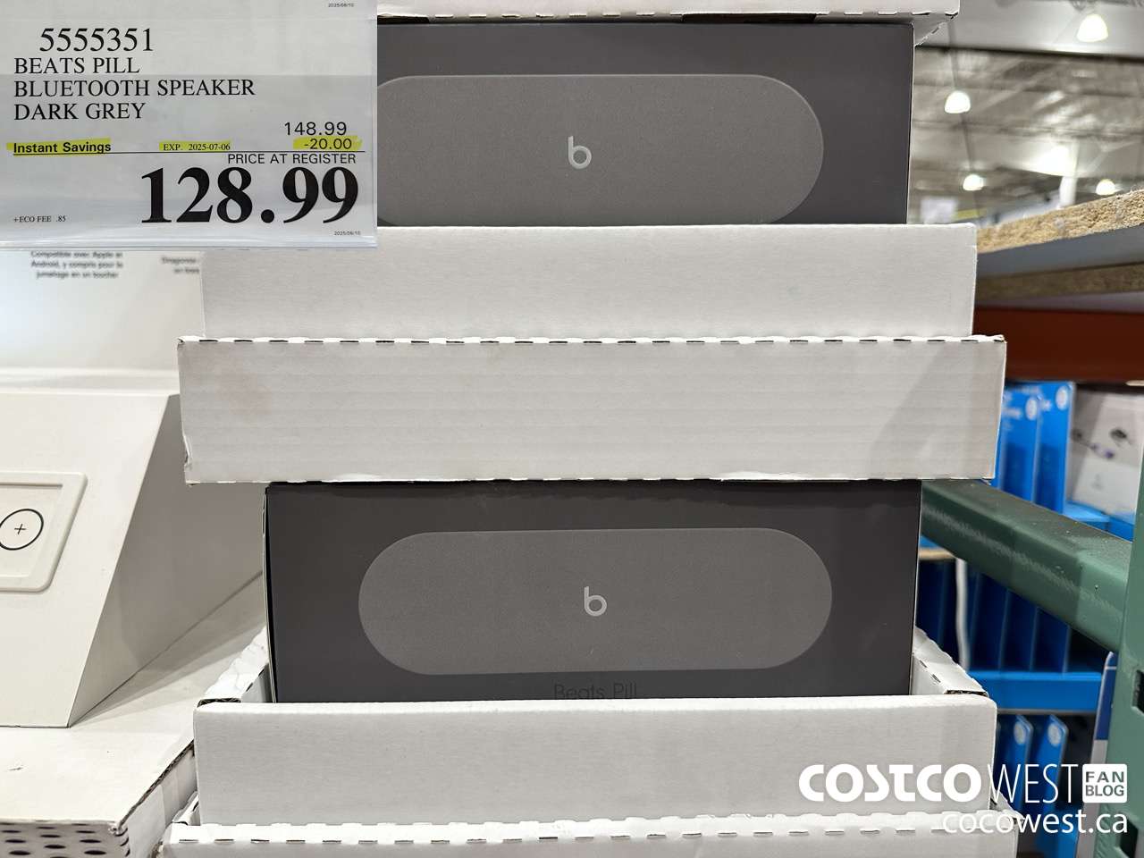 5555351 BEATS PILL BLUETOOTH SPEAKER DARK GREY ($20.00 INSTANT SAVINGS EXPIRES ON 2025-07-06) $128.99