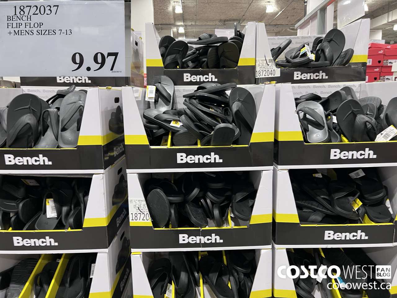 1872037 BENCH FLIP FLOP MENS SIZES 7-13 $9.97