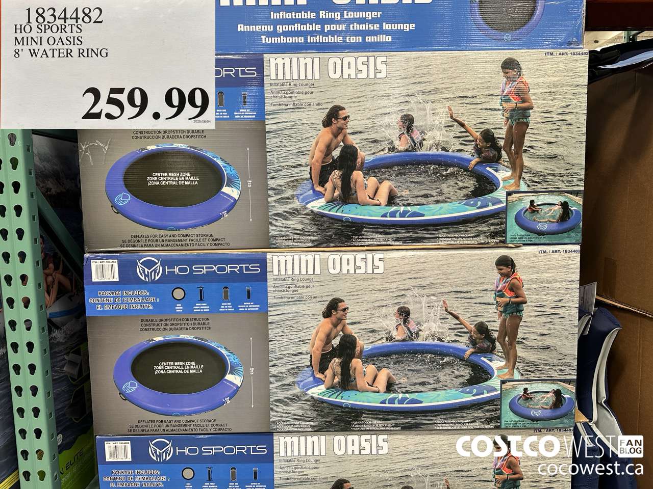 1834482 BESTWAY MINI OASIS 8' WATER RING $259.99