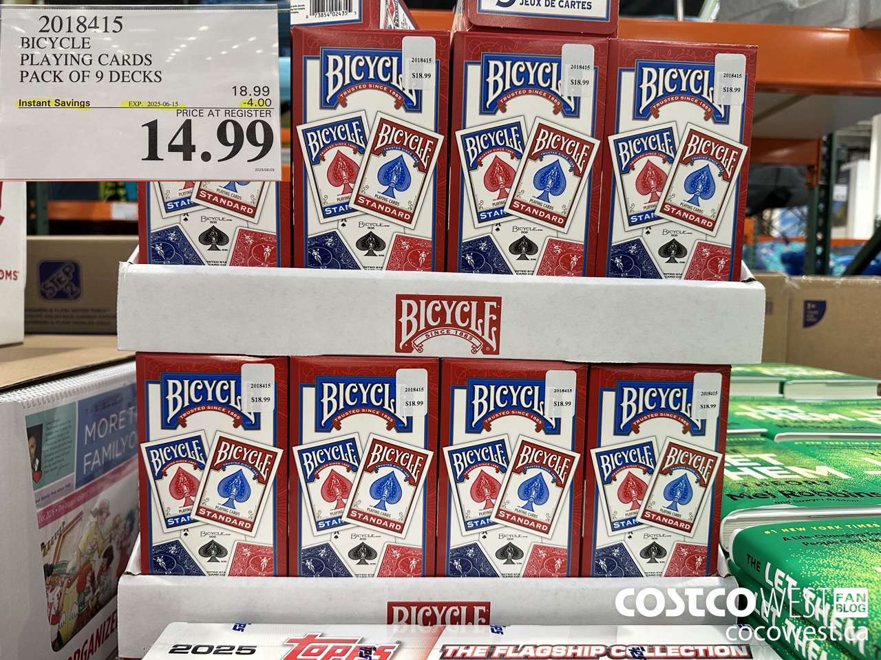 2018415 BICYCLE PLAYING CARDS PACK OF 9 DECKS ($4.00 INSTANT SAVINGS EXPIRES ON 2025-06-15) $14.99
