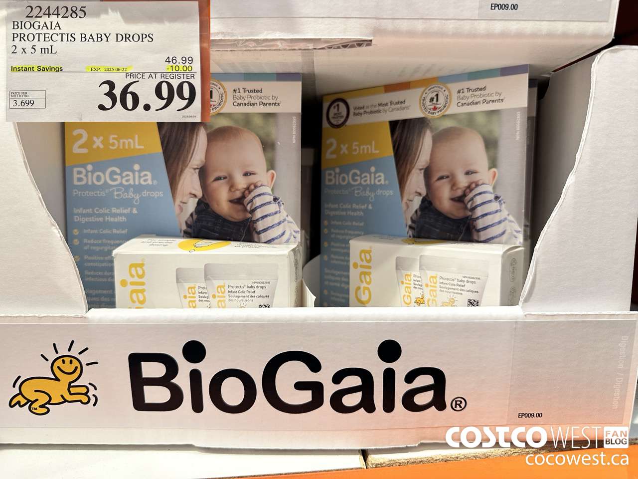2244285 BIOGAIA PROTECTIS BABY DROPS 2 X 5 ML ($10.00 INSTANT SAVINGS EXPIRES ON 2025-06-22) $36.99