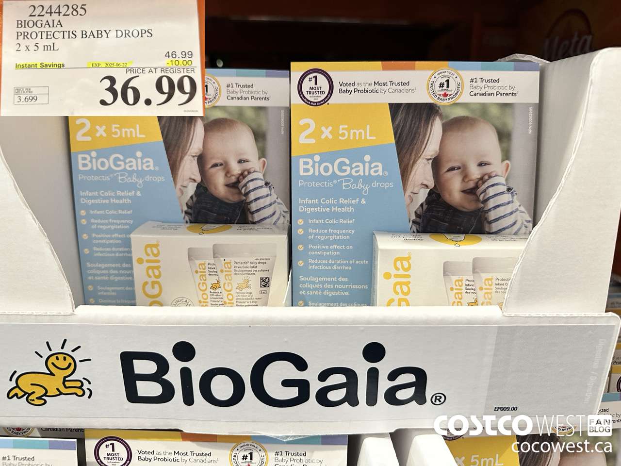 2244285 BIOGAIA PROTECTIS BABY DROPS 2 X 5 ML ($10.00 INSTANT SAVINGS EXPIRES ON 2025-06-22) $36.99