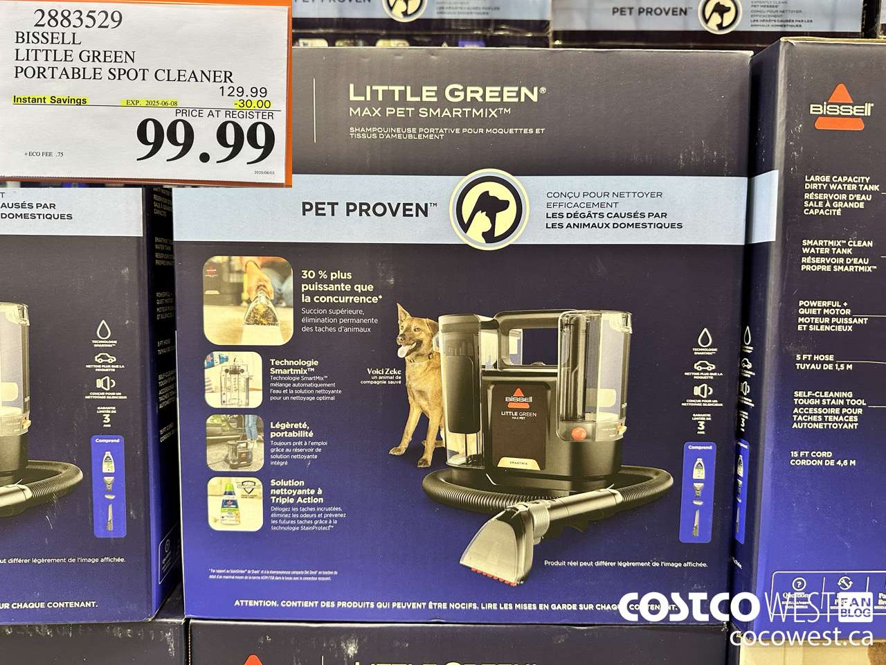 2883529 BISSELL LITTLE GREEN PORTABLE PORTABLE CLEANER ($30.00 INSTANT SAVINGS EXPIRES ON 2025-06-08) $99.99