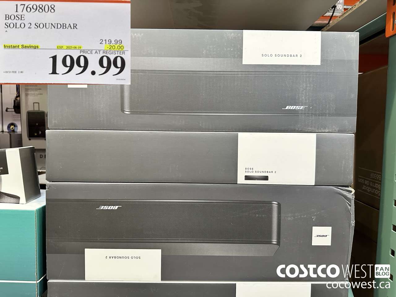 1769808 BOSE SOLO 2 SOUNDBAR ($20.00 INSTANT SAVINGS EXPIRES ON 2025-06-19) $199.99