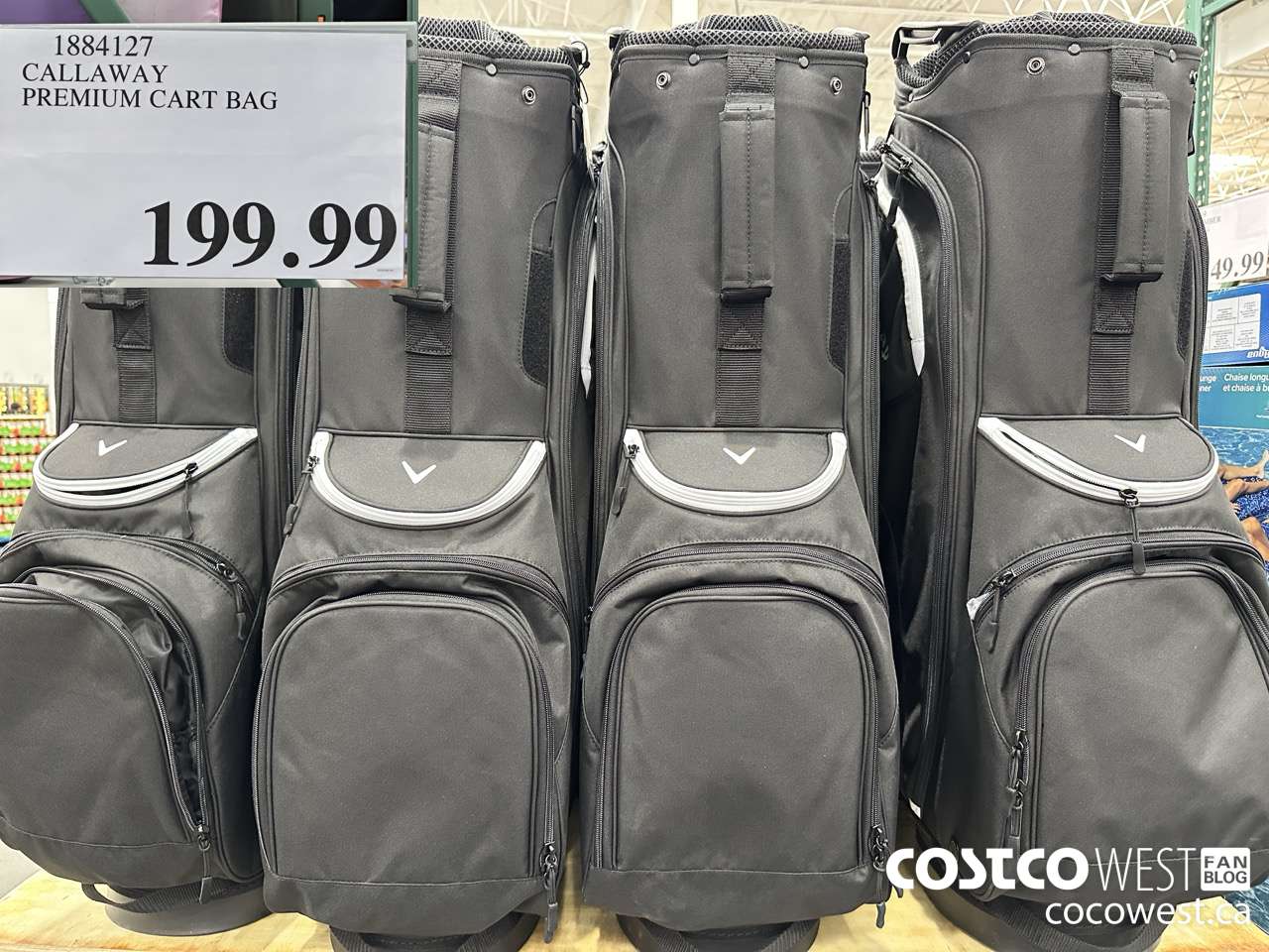 1884127 CALLAWAY PREMIUM CART BAG $199.99