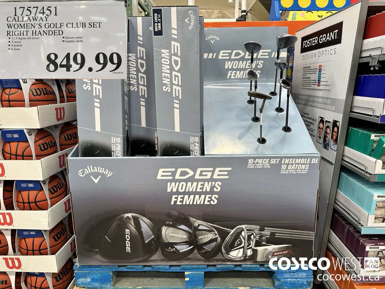 1757451 CALLAWAY WOMEN'S GOLF CLUB SET RIGHT HANDED $849.99