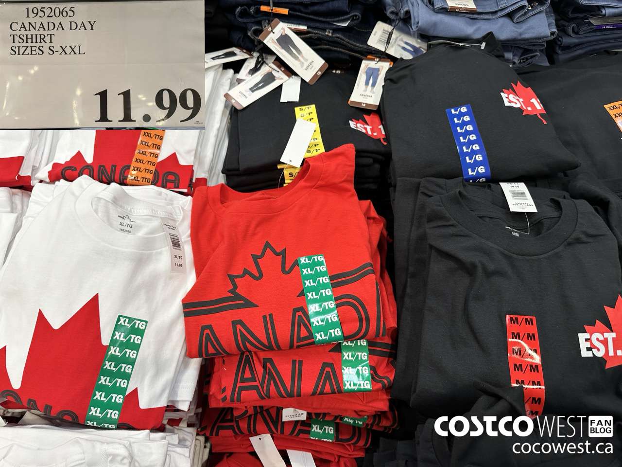 1952065 CANADA DAY TSHIRT SIZES S-XXL $11.99