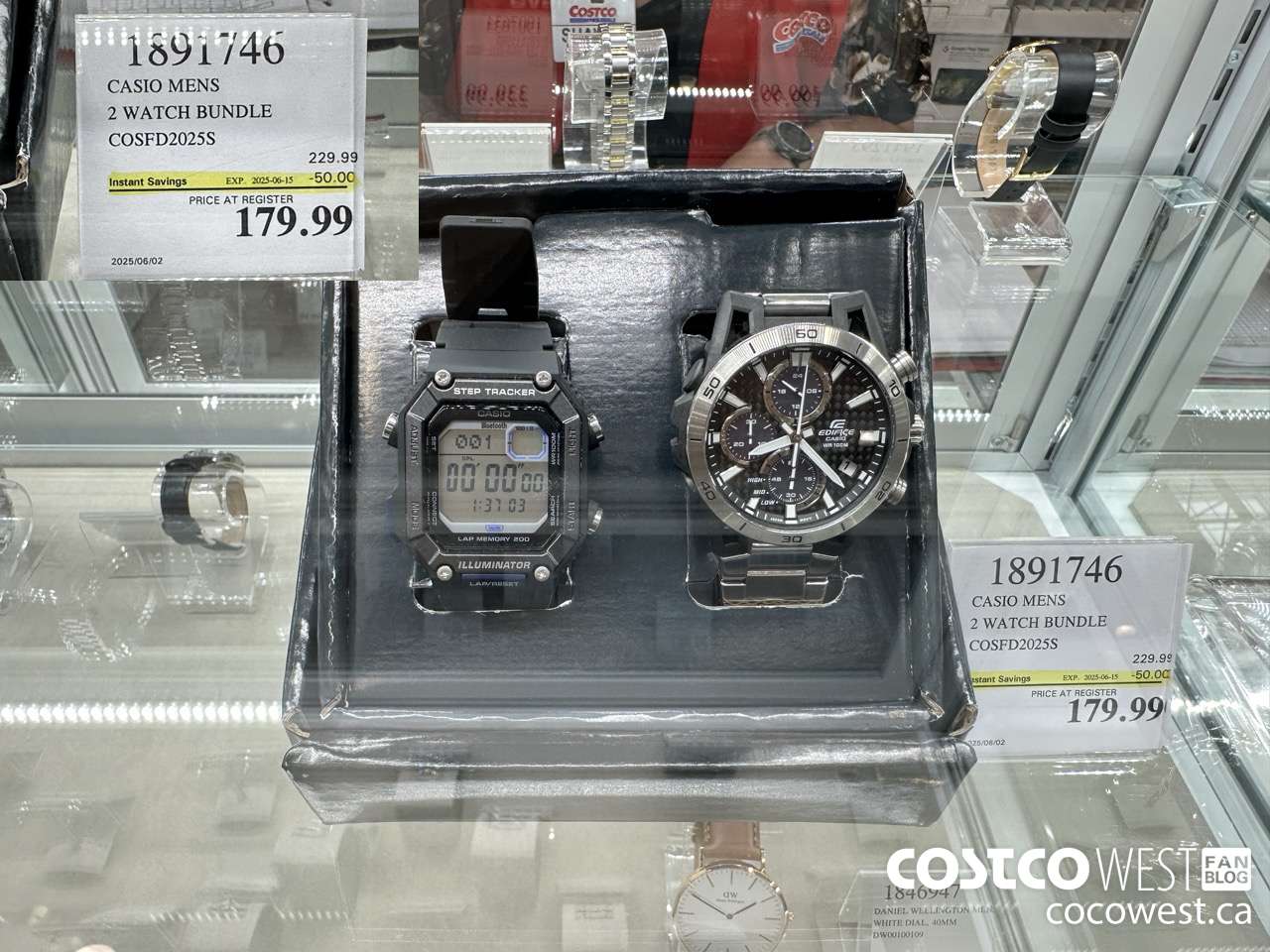 1891746 CASIO MENS 2 WATCH BUNDLE COSFD2025S ($50.00 INSTANT SAVINGS EXPIRES ON 2025-06-15) $179.99