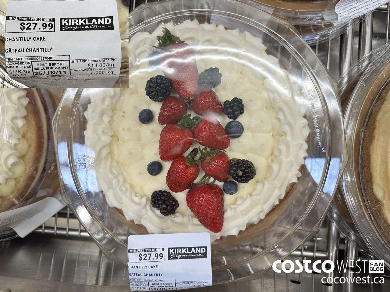 1937040 CHANTILLY CAKE $27.99