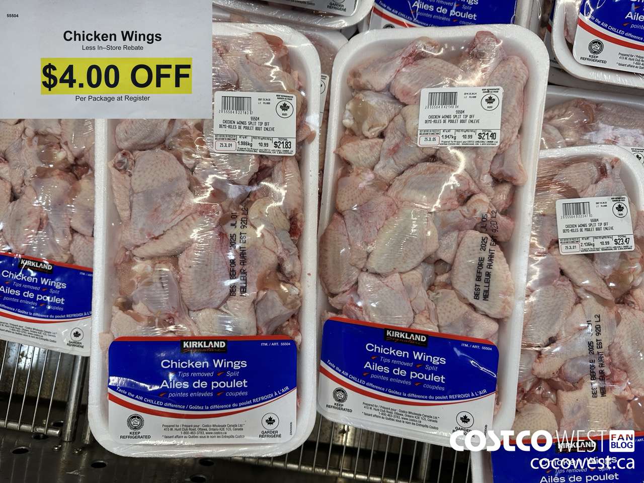 55504 CHICKEN WINGS ($4.00 INSTANT SAVINGS)