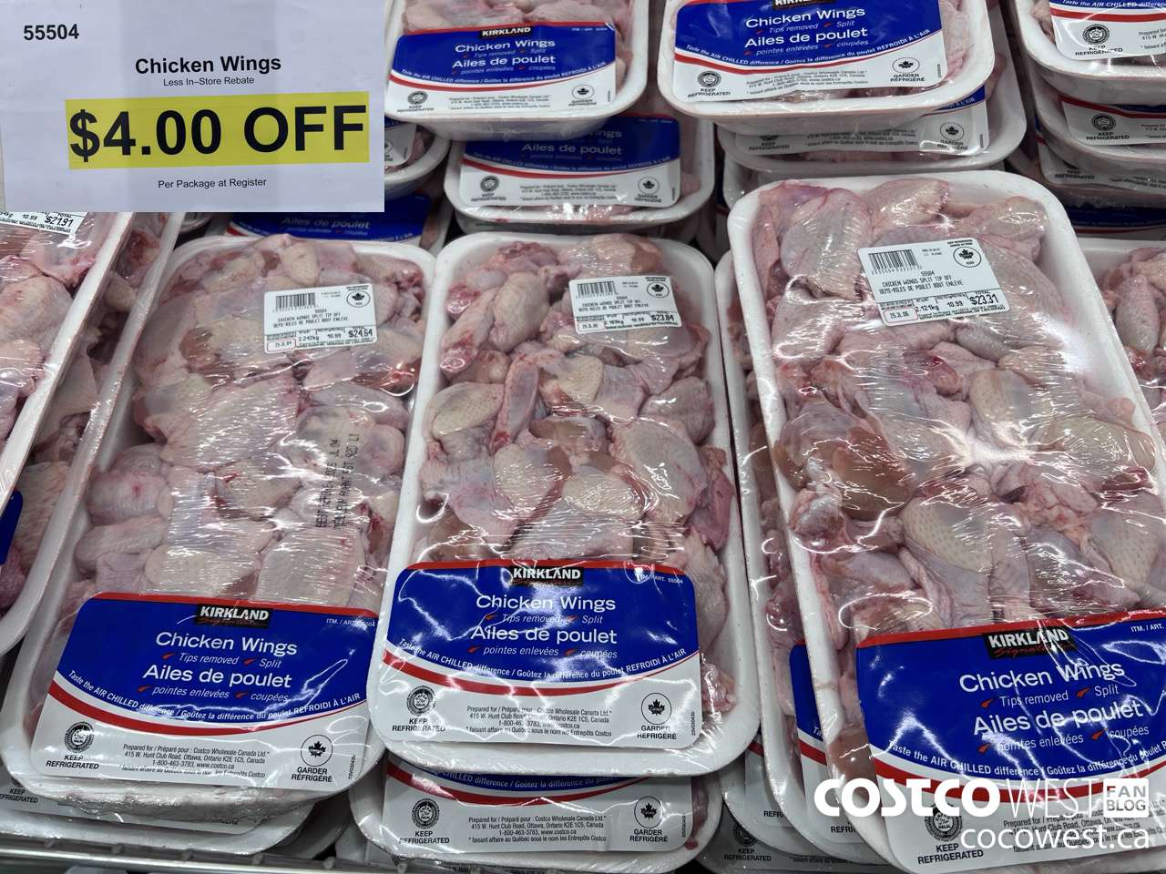 55504 CHICKEN WINGS ($4.00 INSTANT SAVINGS)
