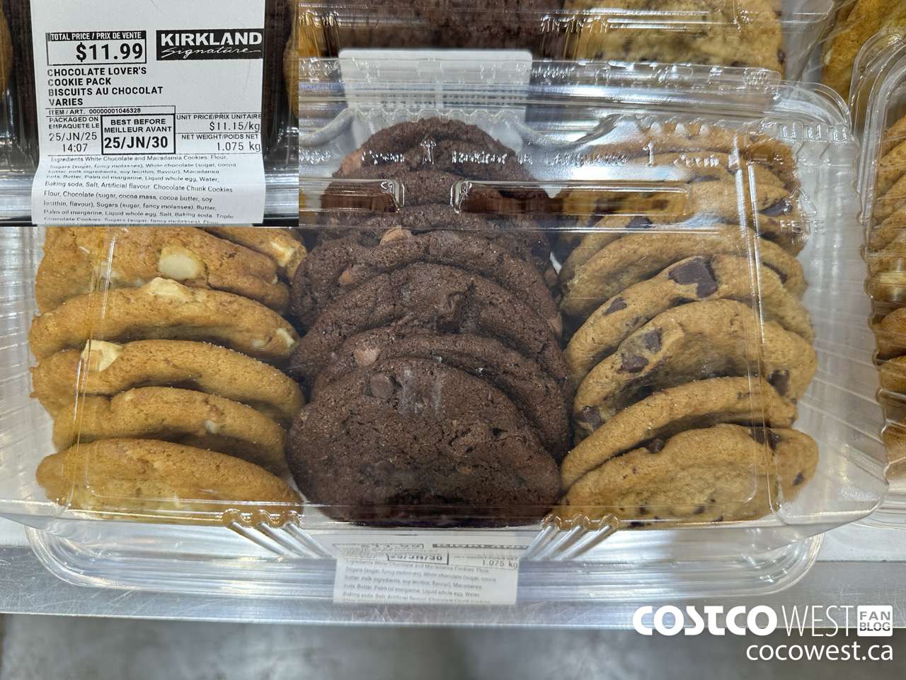 1046328 CHOCOLATE LOVER'S COOKIE PACK $11.99