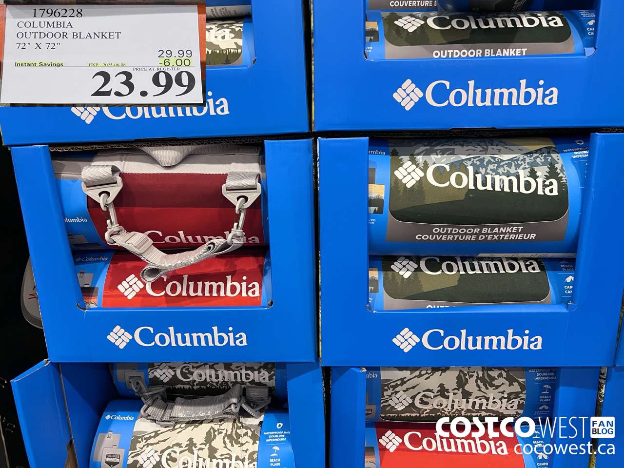 1796228 COLUMBIA OUTDOOR BLANKET 72