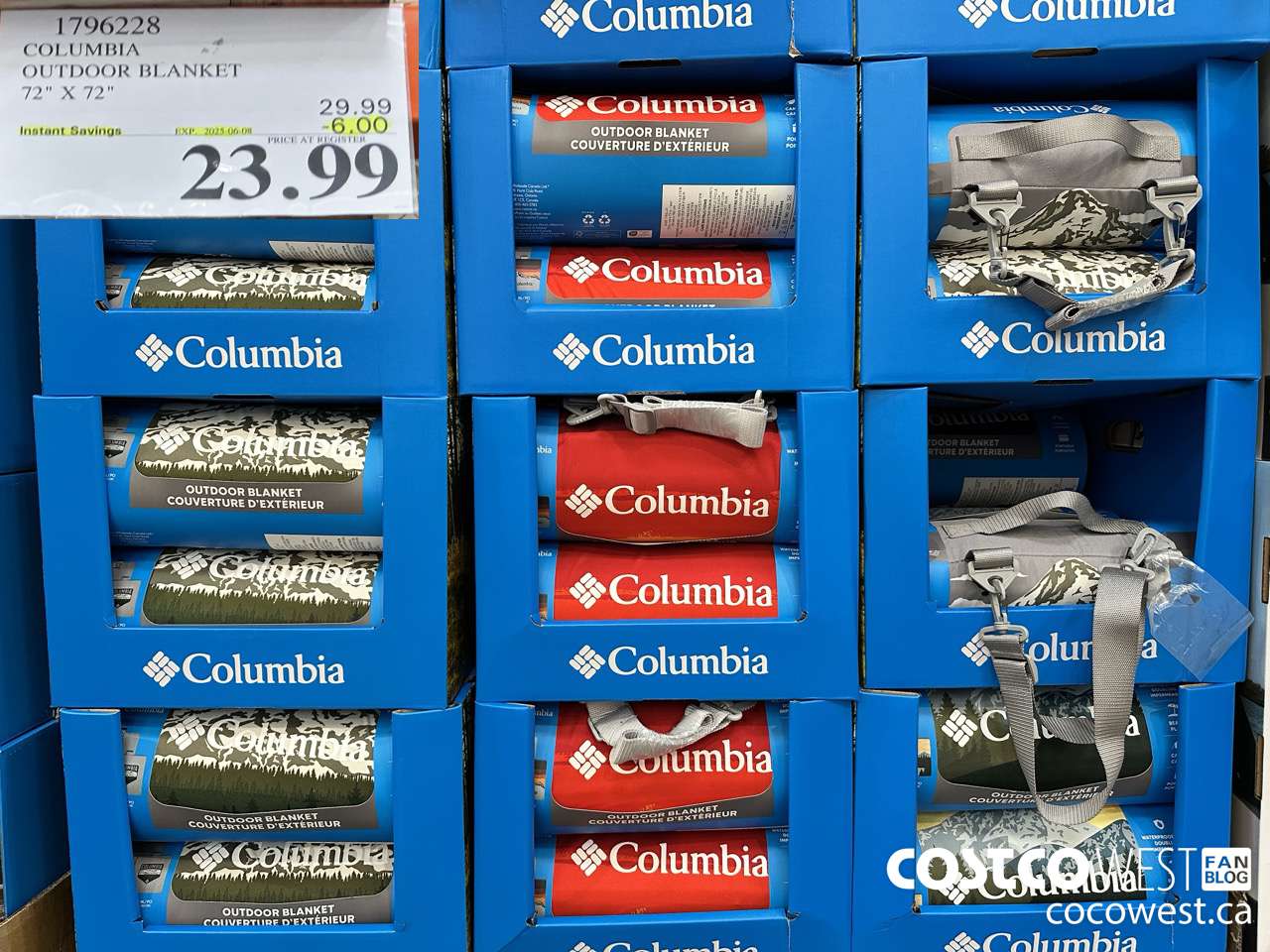 1796228 COLUMBIA OUTDOOR BLANKET 72