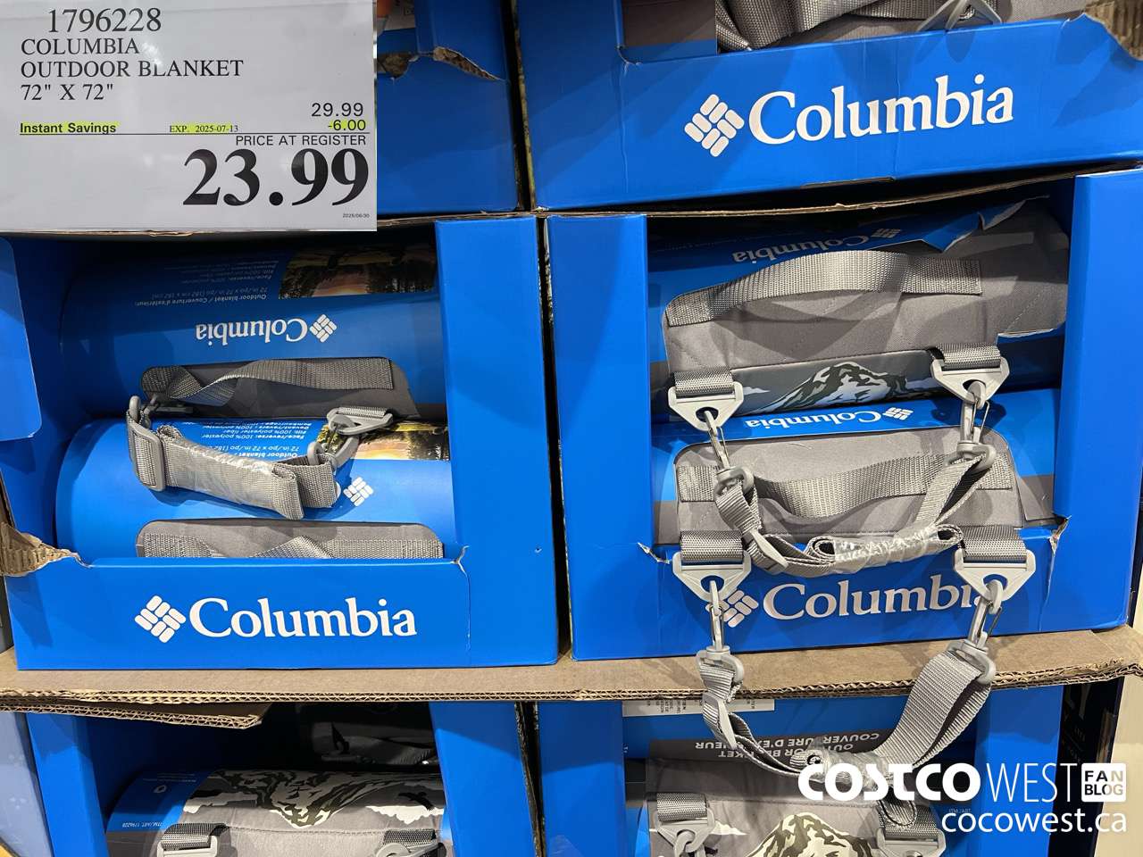 1796228 COLUMBIA OUTDOOR BLANKET 72