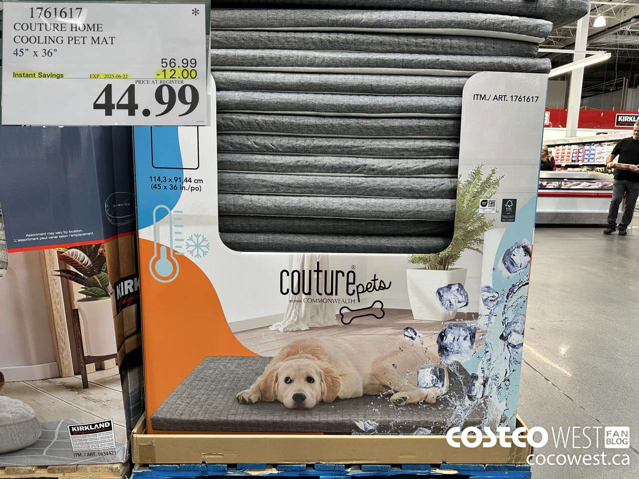 1761617 COUTURE HOME COOLING PET MAT 45