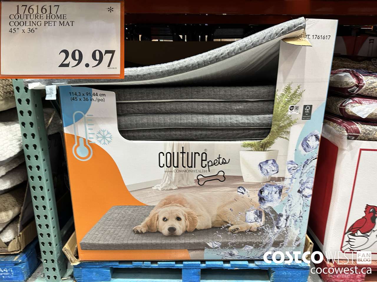 1761617 COUTURE HOME COOLING PET MAT 45