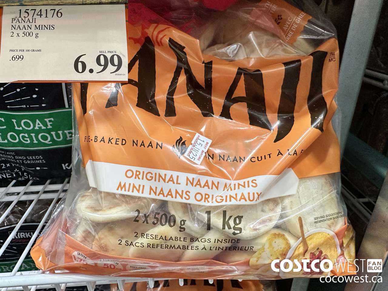 1574176 CRUST CRAFT MINI NAANS 2 x 500 g $6.99