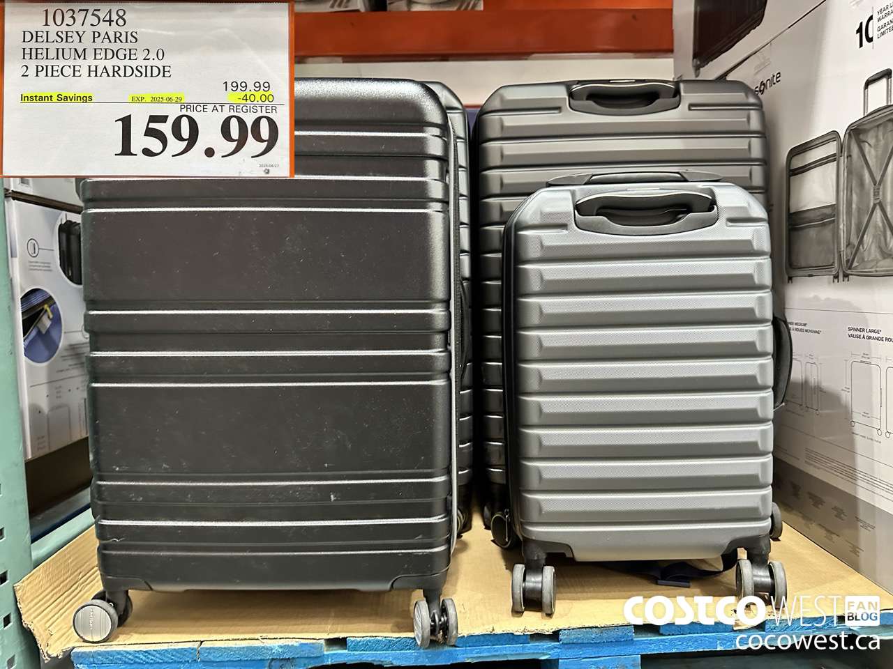 1037548 DELSEY PARIS HELIUM EDGE 2.0 2 PIECE HARDSIDE ($40.00 INSTANT SAVINGS EXPIRES ON 2025-06-29) $159.99