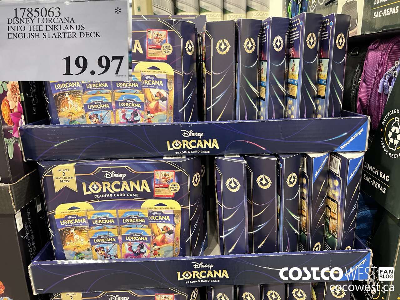 1785063 DISNEY LORCANA INTO THE INKLANDS ENGLISH STARTER DECK $19.97