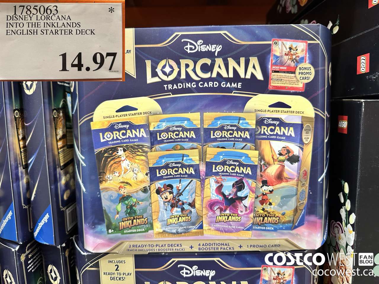 1785063 DISNEY LORCANA INTO THE INKLANDS ENGLISH STARTER DECK $14.97
