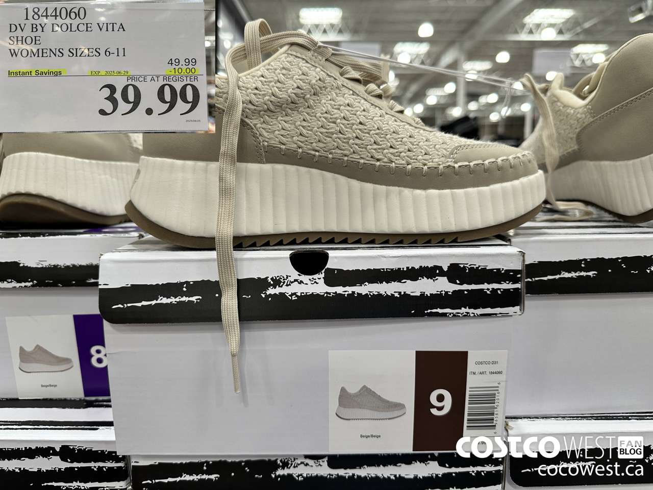 1844060 DV BY DOLCE VITA SHOE WOMENS SIZES 6-11 ($10.00 INSTANT SAVINGS EXPIRES ON 2025-06-29) $39.99