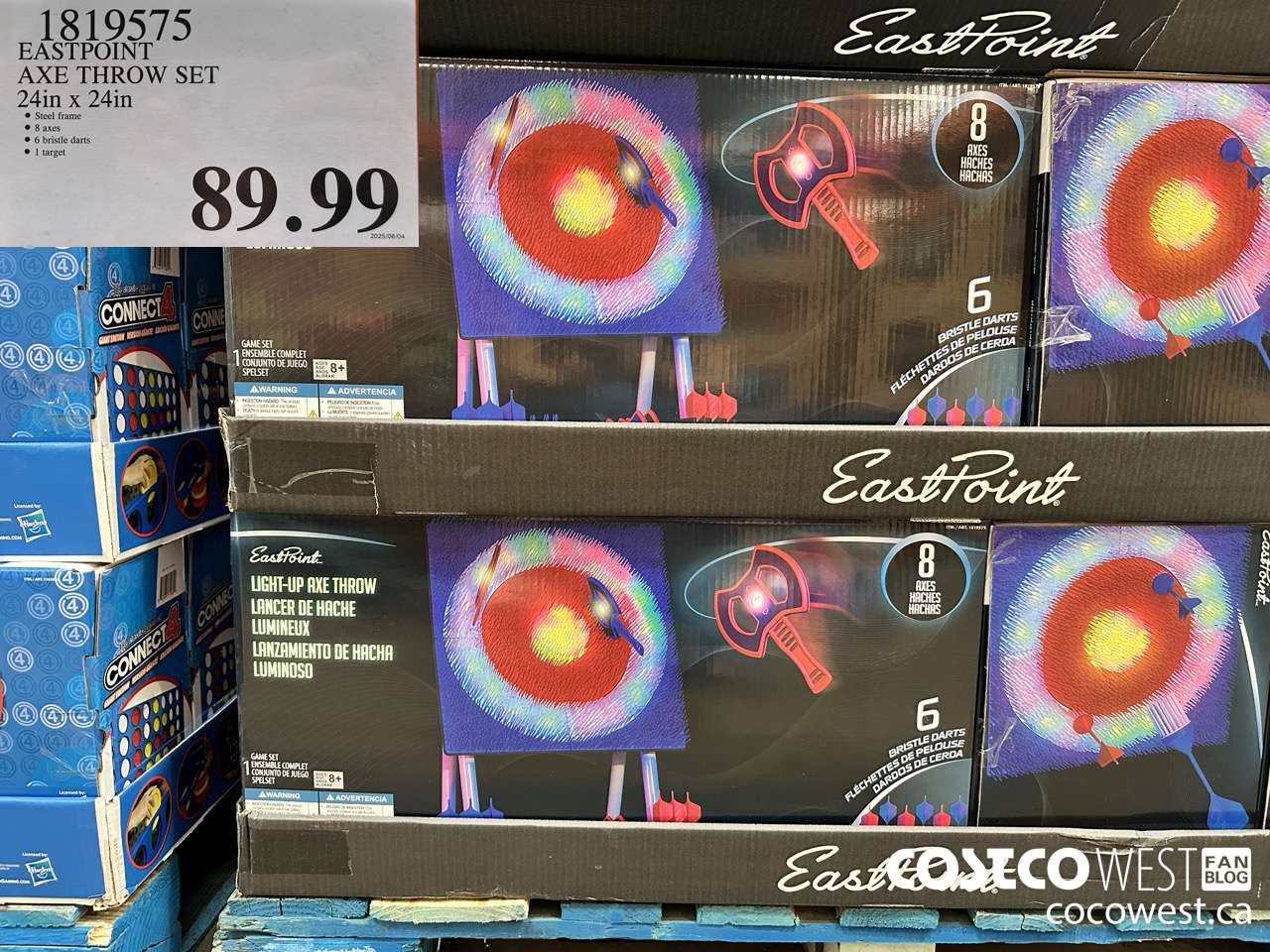 1819575 EASTPOINT AXE THROW SET 24IN X 24IN $89.99