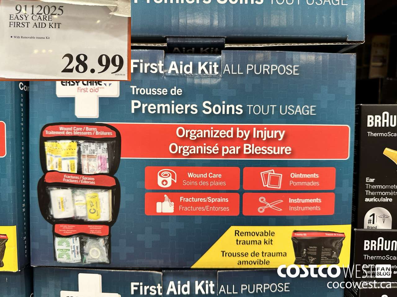 9112025 EASY CARE FIRST AID KIT $28.99