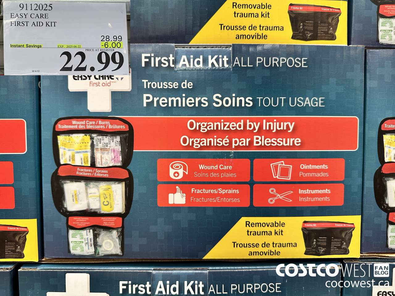 9112025 EASY CARE FIRST AID KIT ($6.00 INSTANT SAVINGS EXPIRES ON 2025-06-22) $22.99