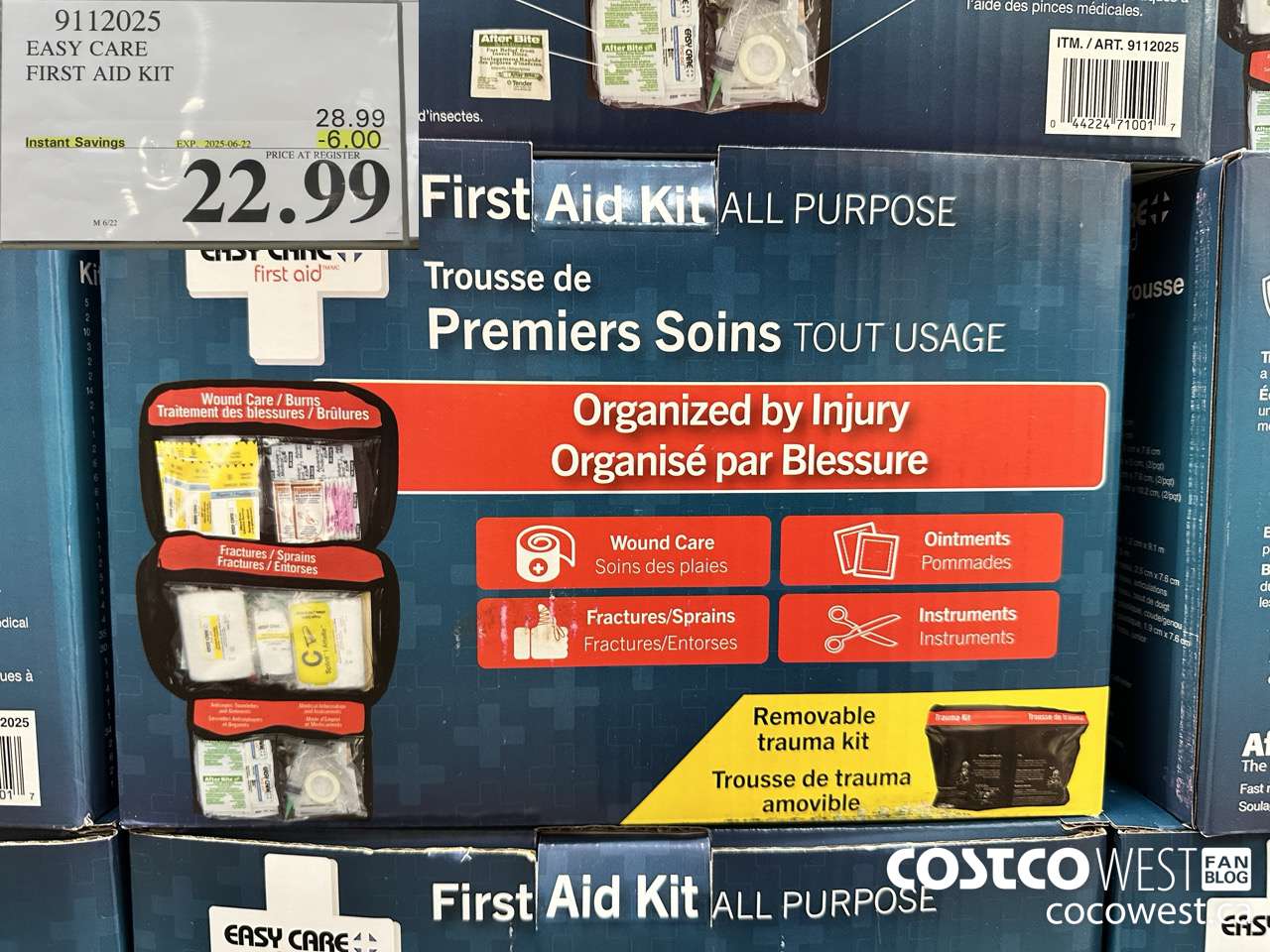 9112025 EASY CARE FIRST AID KIT ($6.00 INSTANT SAVINGS EXPIRES ON 2025-06-22) $22.99