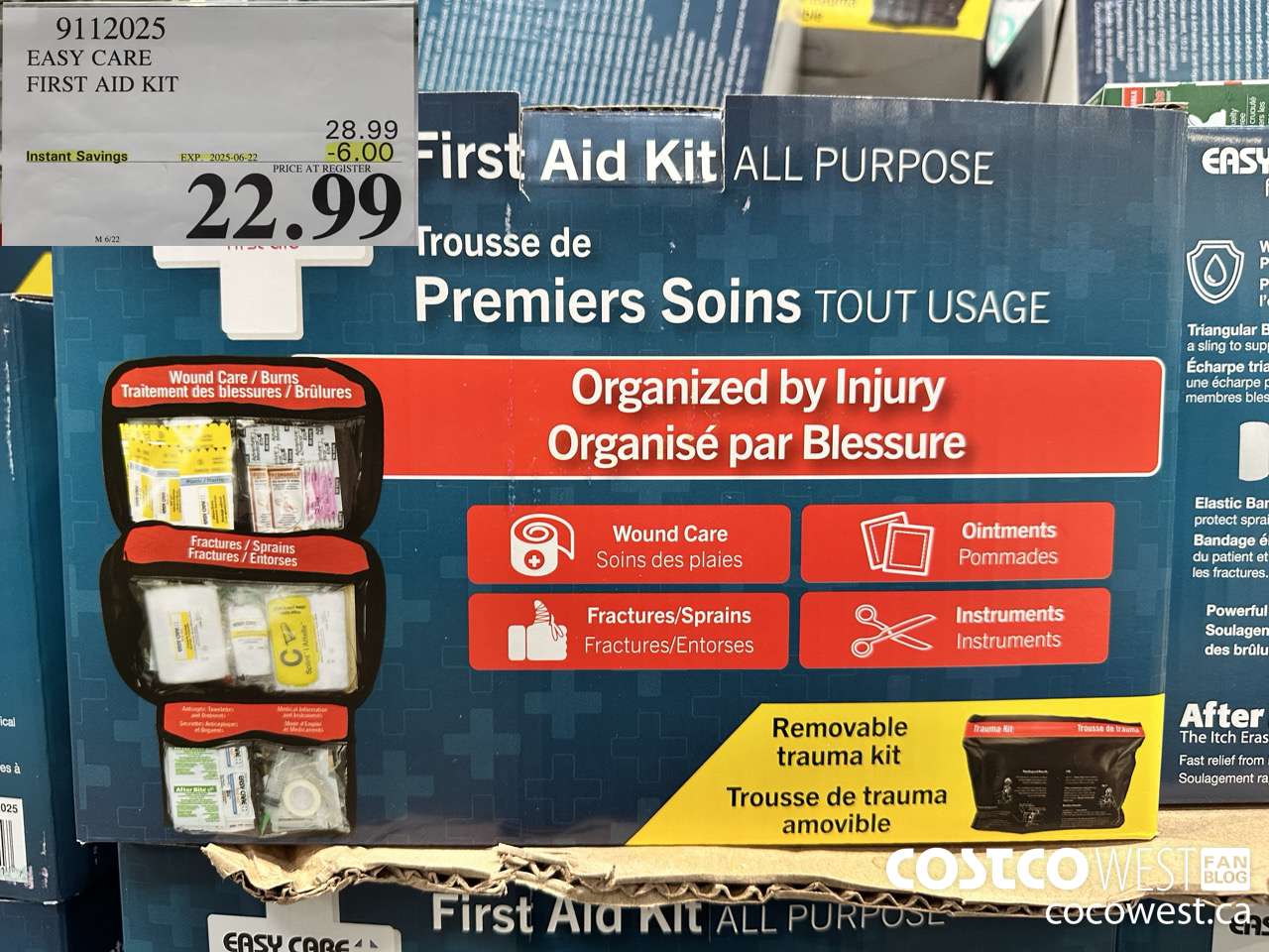 9112025 EASY CARE FIRST AID KIT ($6.00 INSTANT SAVINGS EXPIRES ON 2025-06-22) $22.99