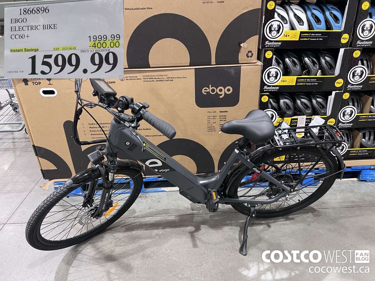 1866896 EBGO ELECTRIC BIKE CC60+ ($400.00 INSTANT SAVINGS EXPIRES ON 2025-06-08) $1599.99