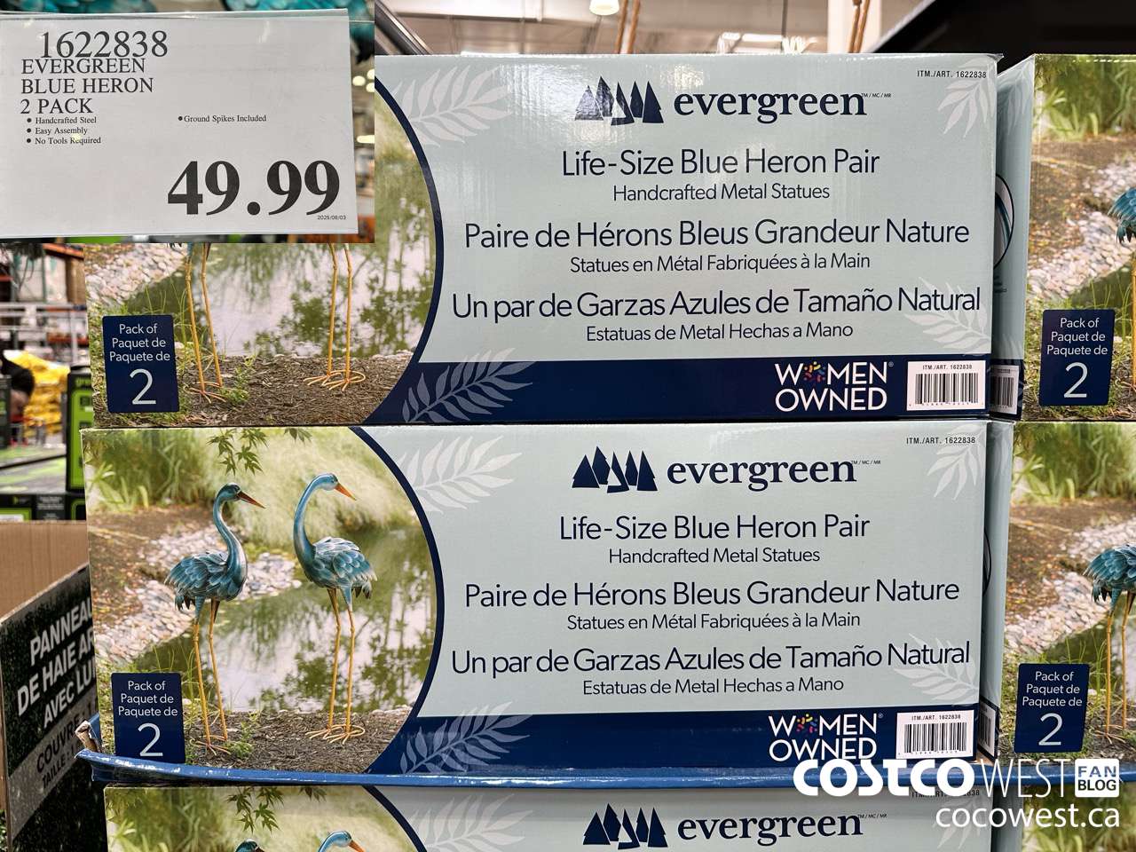 1622838 EVERGREEN BLUE HERON 2 PACK $49.99