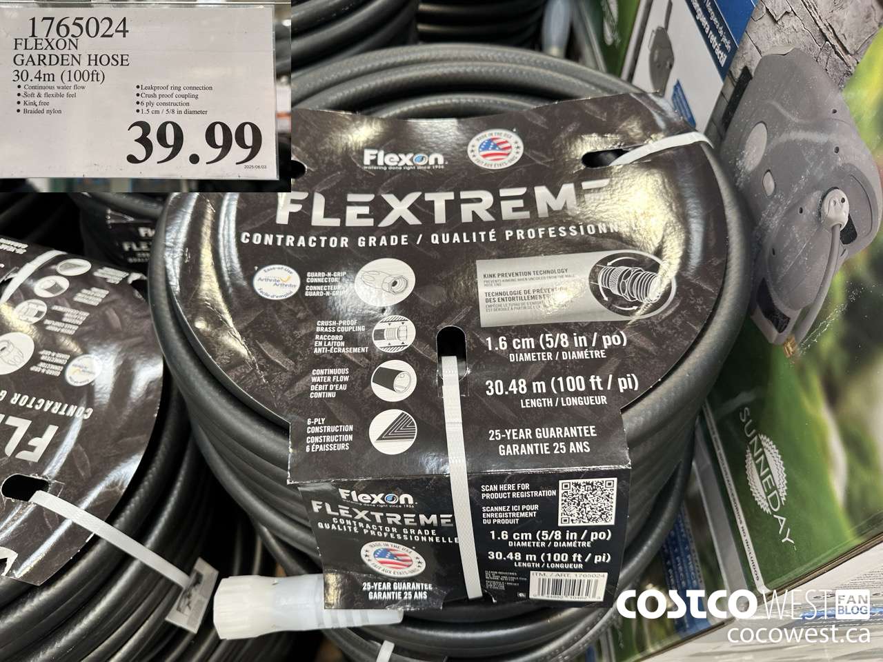 1765024 FLEXON GARDEN HOSE 100FT $39.99