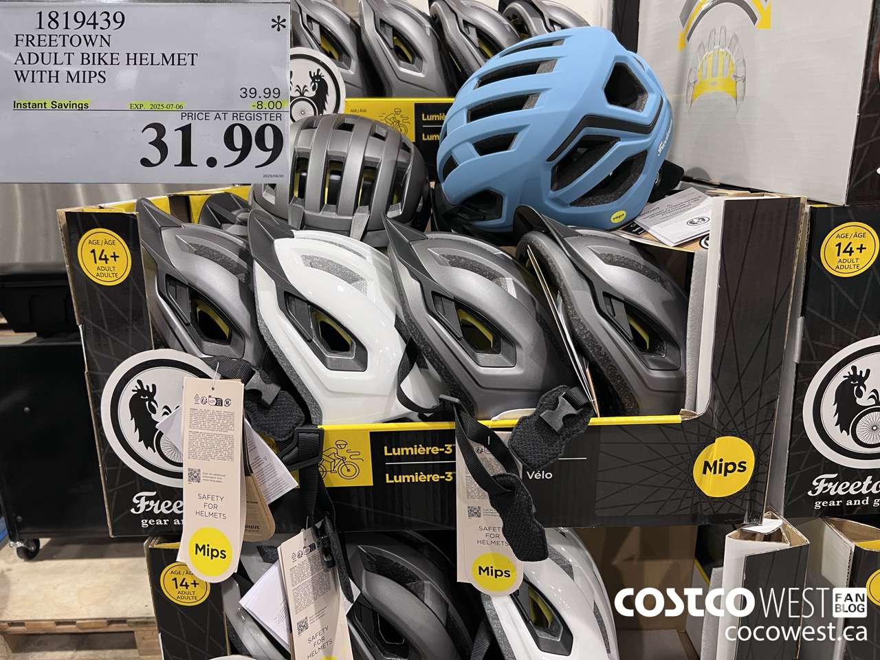 1819439 FREETOWN ADULT BIKE HELMET WITH MIPS ($8.00 INSTANT SAVINGS EXPIRES ON 2025-07-06) $31.99