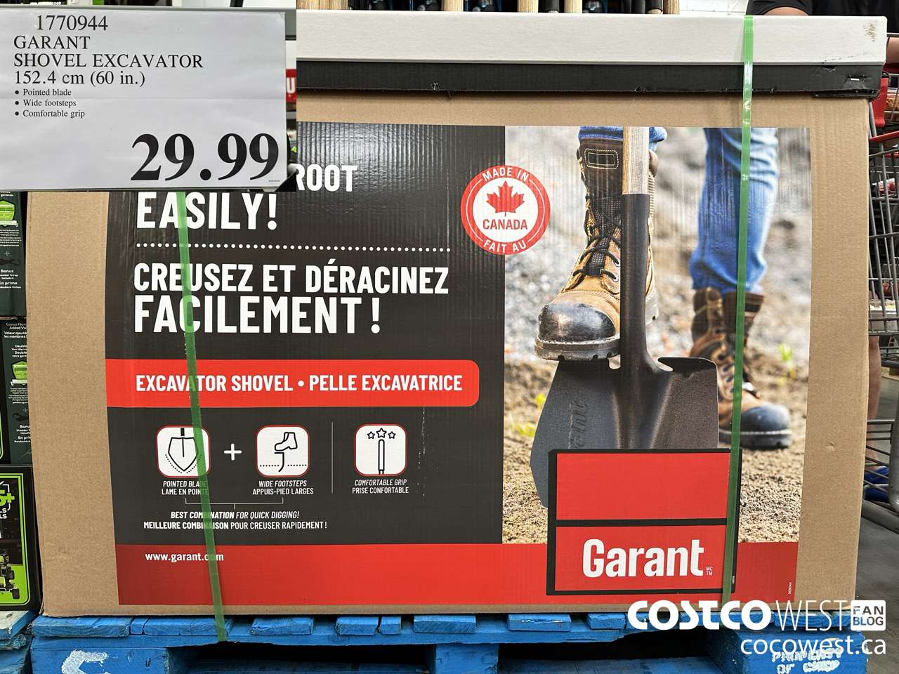 1770944 GARANT SHOVEL EXCAVATOR 152.4 CM (60 IN.) $29.99