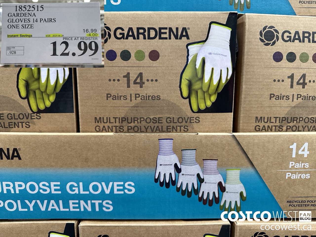 1852515 GARDENA GLOVES 14 PAIR ONE SIZE ($4.00 INSTANT SAVINGS EXPIRES ON 2025-06-29) $12.99
