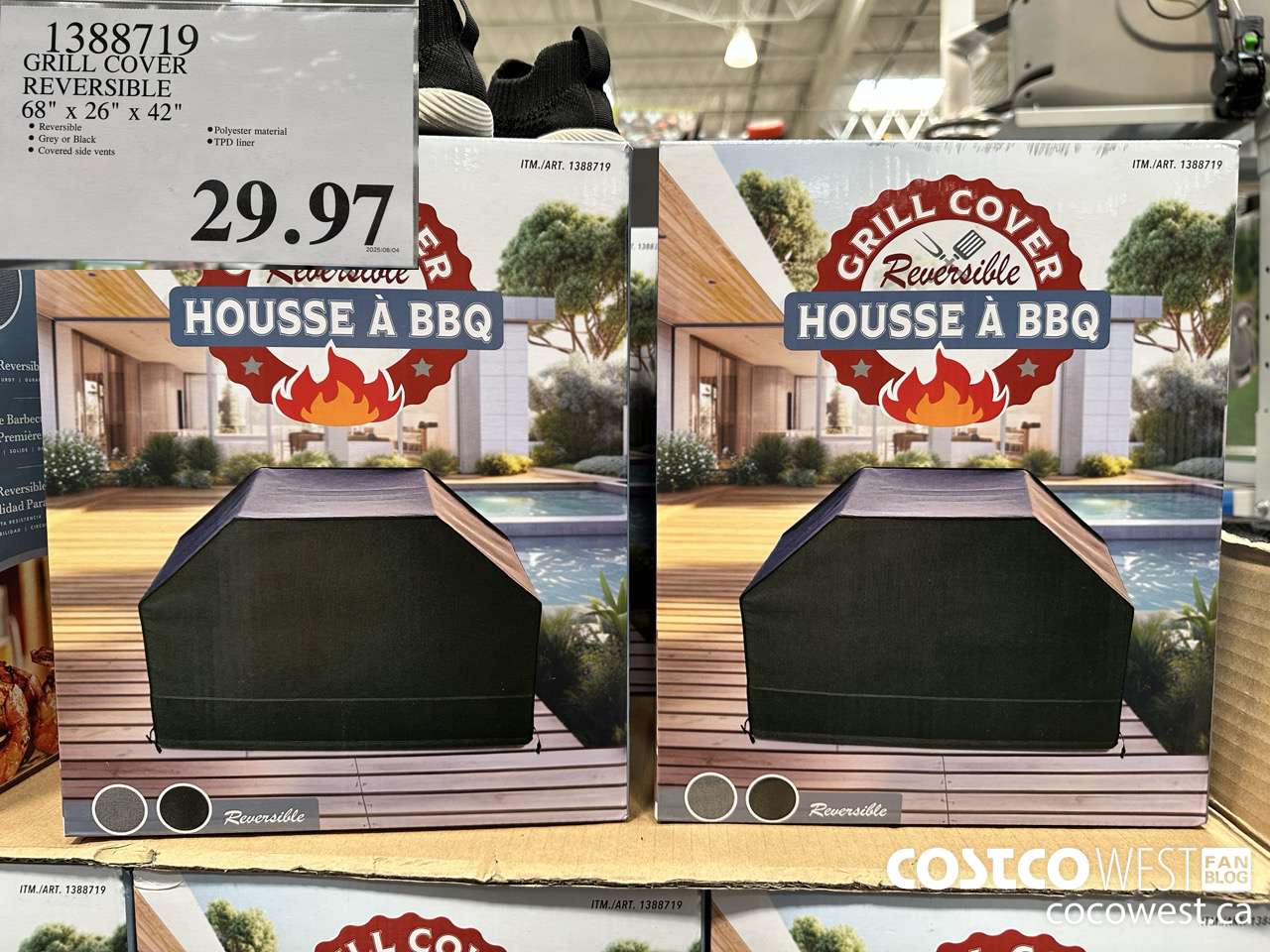 1388719 GRILL COVER REVERSIBLE 68