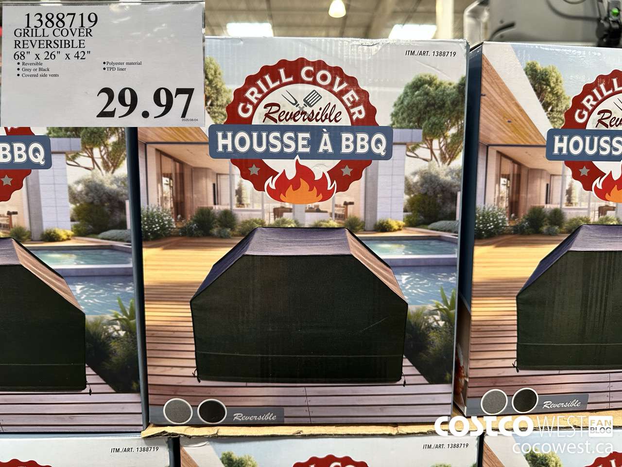 1388719 GRILL COVER REVERSIBLE 68