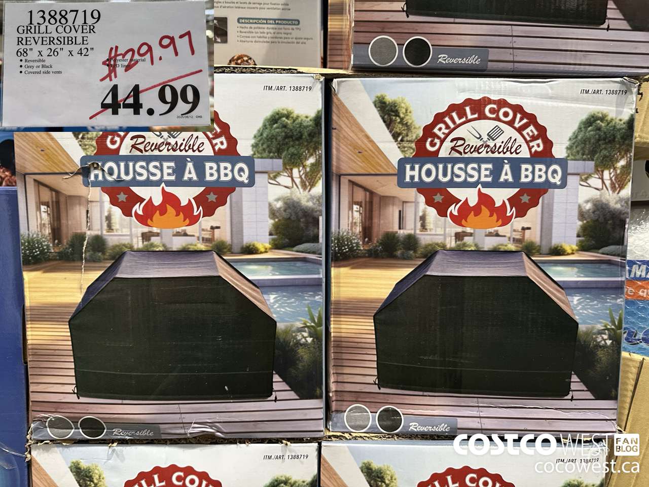 1388719 GRILL COVER REVERSIBLE 68