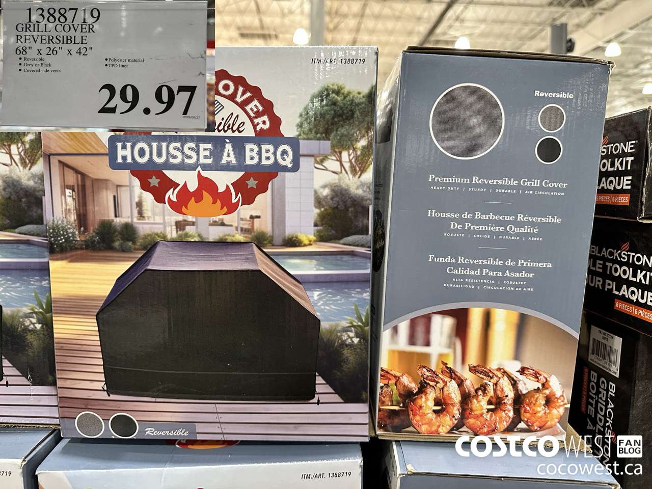 1388719 GRILL COVER REVERSIBLE 68