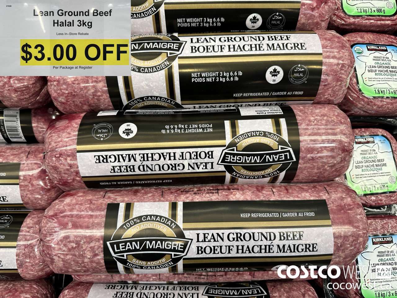 21928 HALAL LEAN GROUND BEEF ($3.00 INSTANT SAVINGS)