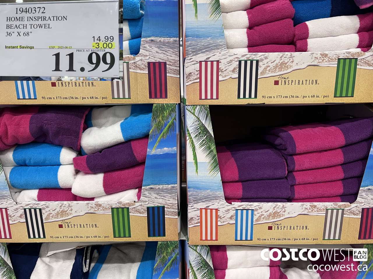 1940372 HOME INSPIRATION BEACH TOWEL 36