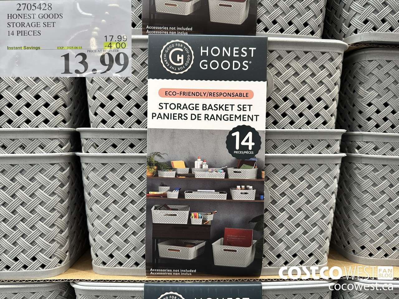 2705428 HONEST GOOD STORAGE SET 14 PIECES ($4.00 INSTANT SAVINGS EXPIRES ON 2025-06-15) $13.99