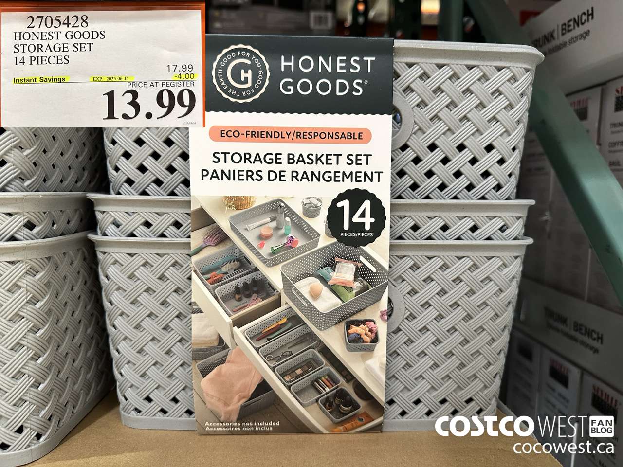 2705428 HONEST GOOD STORAGE SET 14 PIECES ($4.00 INSTANT SAVINGS EXPIRES ON 2025-06-15) $13.99