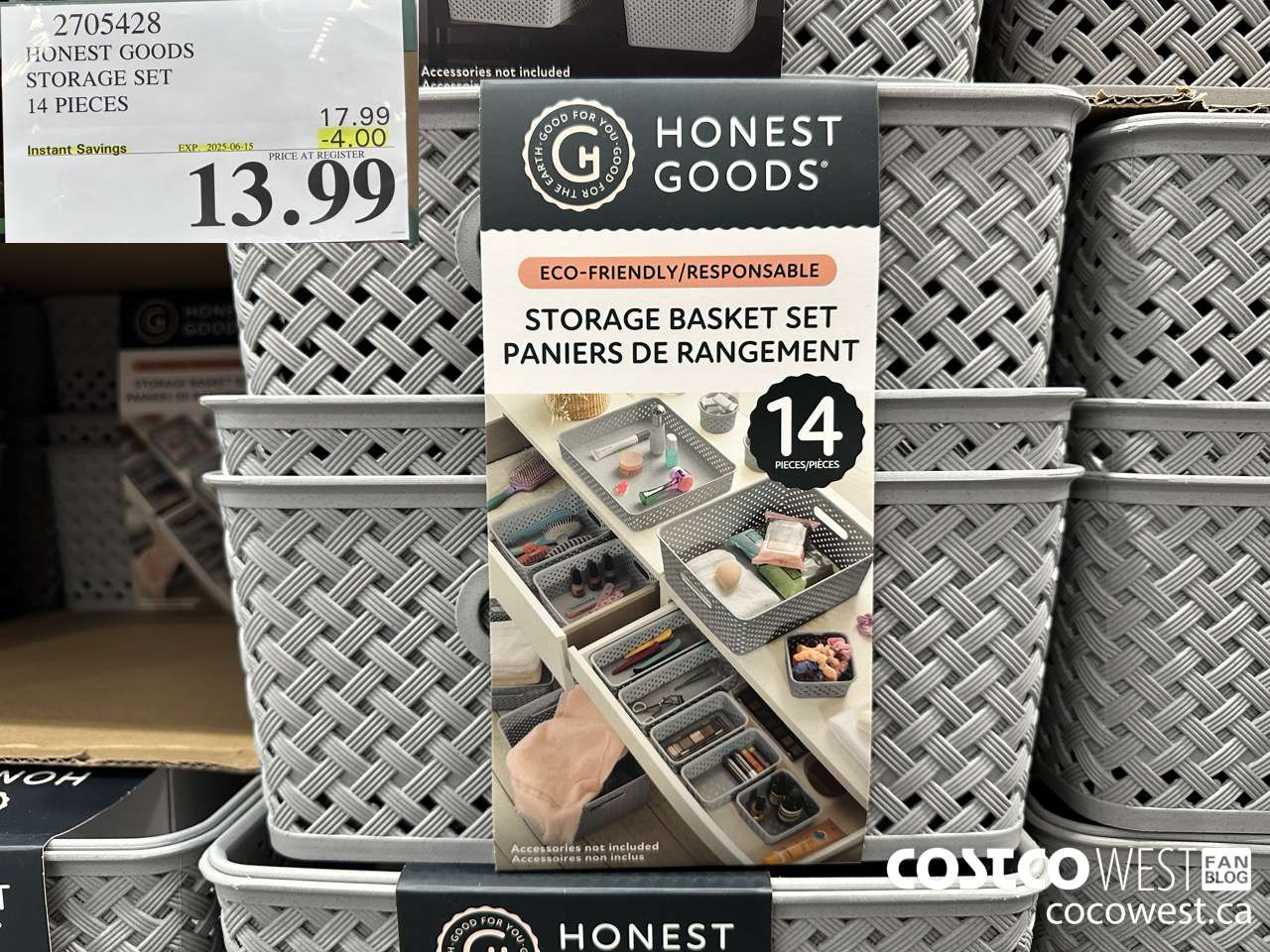 2705428 HONEST GOOD STORAGE SET 14 PIECES ($4.00 INSTANT SAVINGS EXPIRES ON 2025-06-15) $13.99