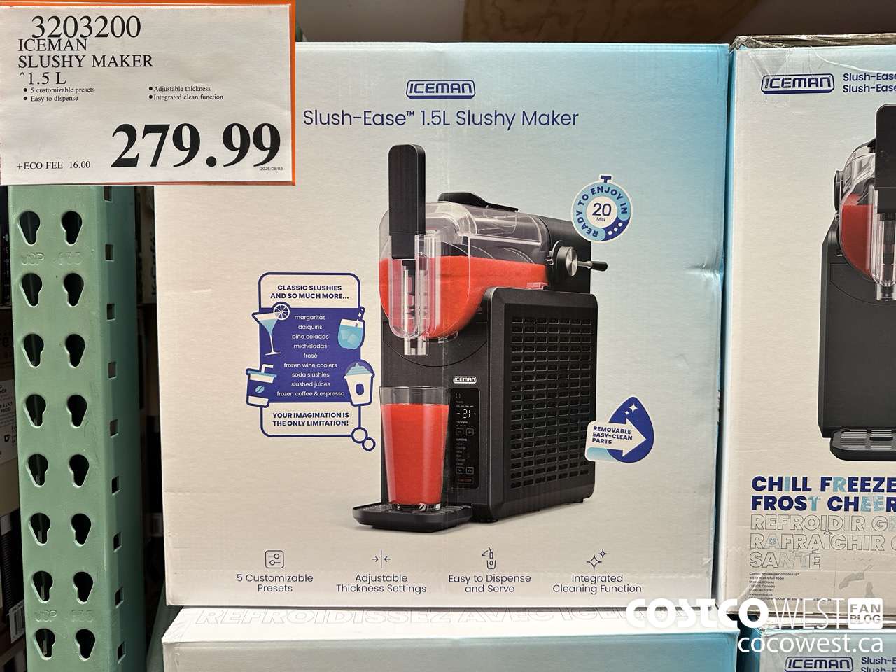 3203200 ICEMAN SLUSHY MAKER 1.5L $279.99