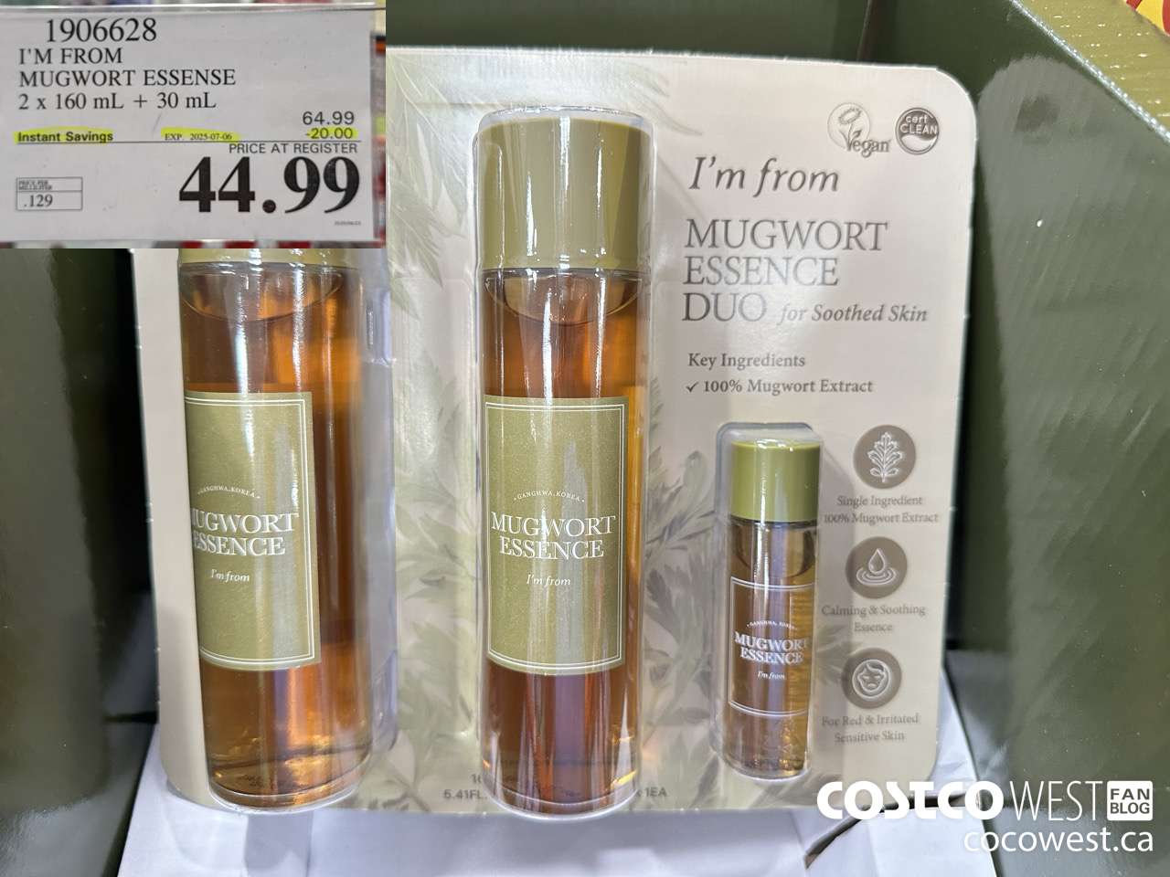 1906628 I'M FROM MUGWORT ESSENSE 2 x 160 mL + 30 mL ($20.00 INSTANT SAVINGS EXPIRES ON 2025-07-06) $44.99